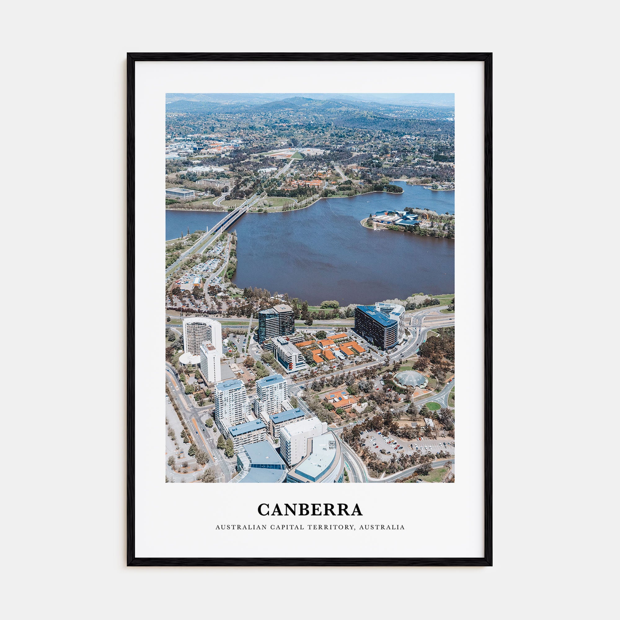 Canberra Portrait Color Poster