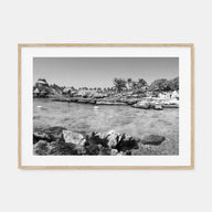 Cancún Landscape B&W Poster