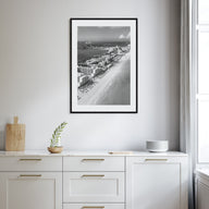 Cancún Photo B&W Poster