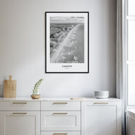Cancún Portrait B&W Poster
