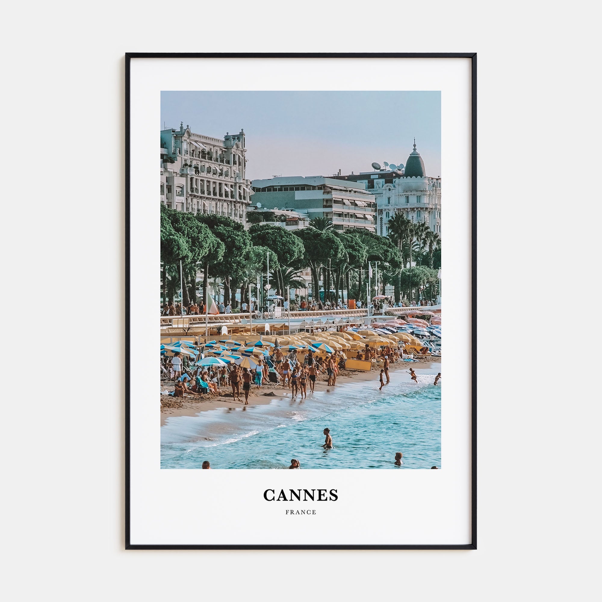 Cannes Portrait Color Poster