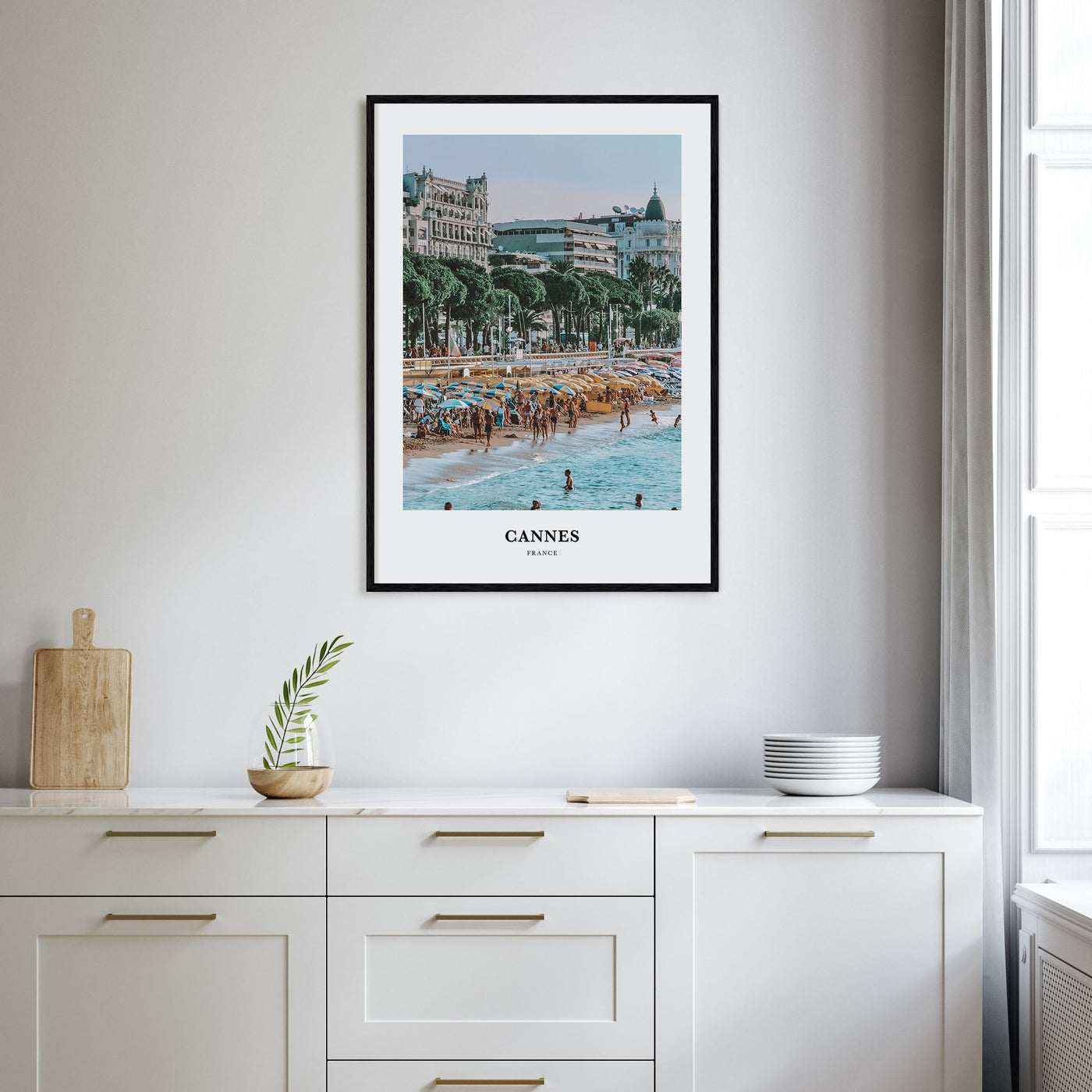 Cannes Portrait Color Poster