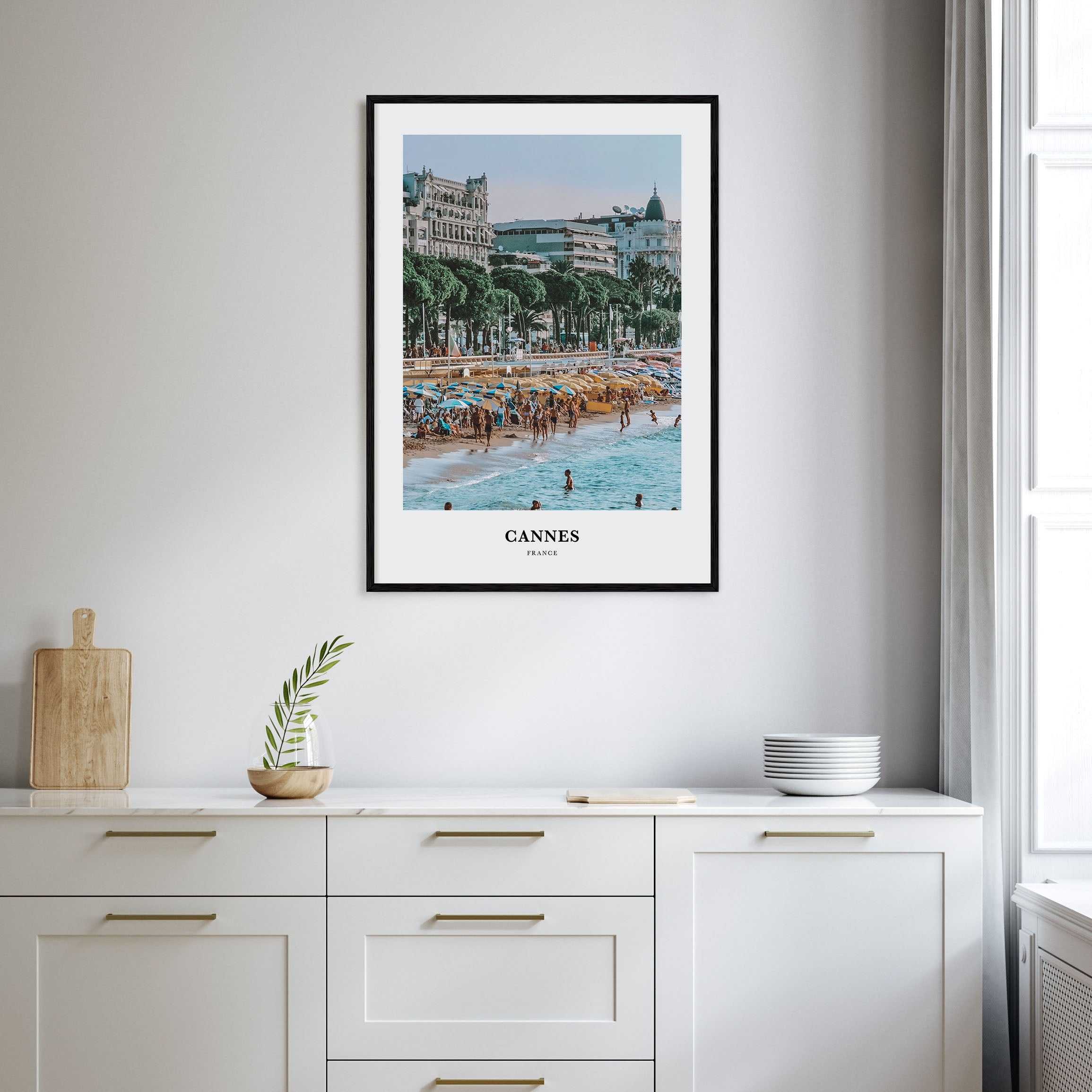 Cannes Portrait Color Poster