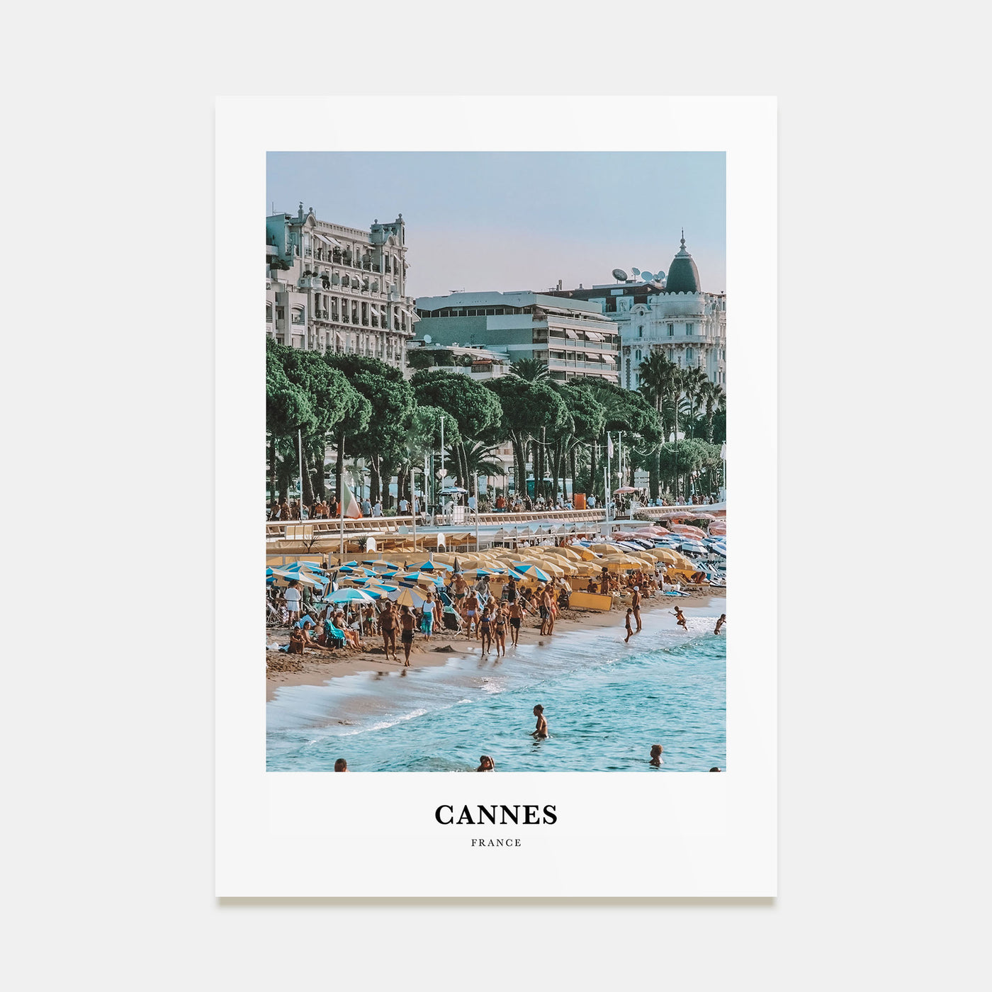 Cannes Portrait Color Poster