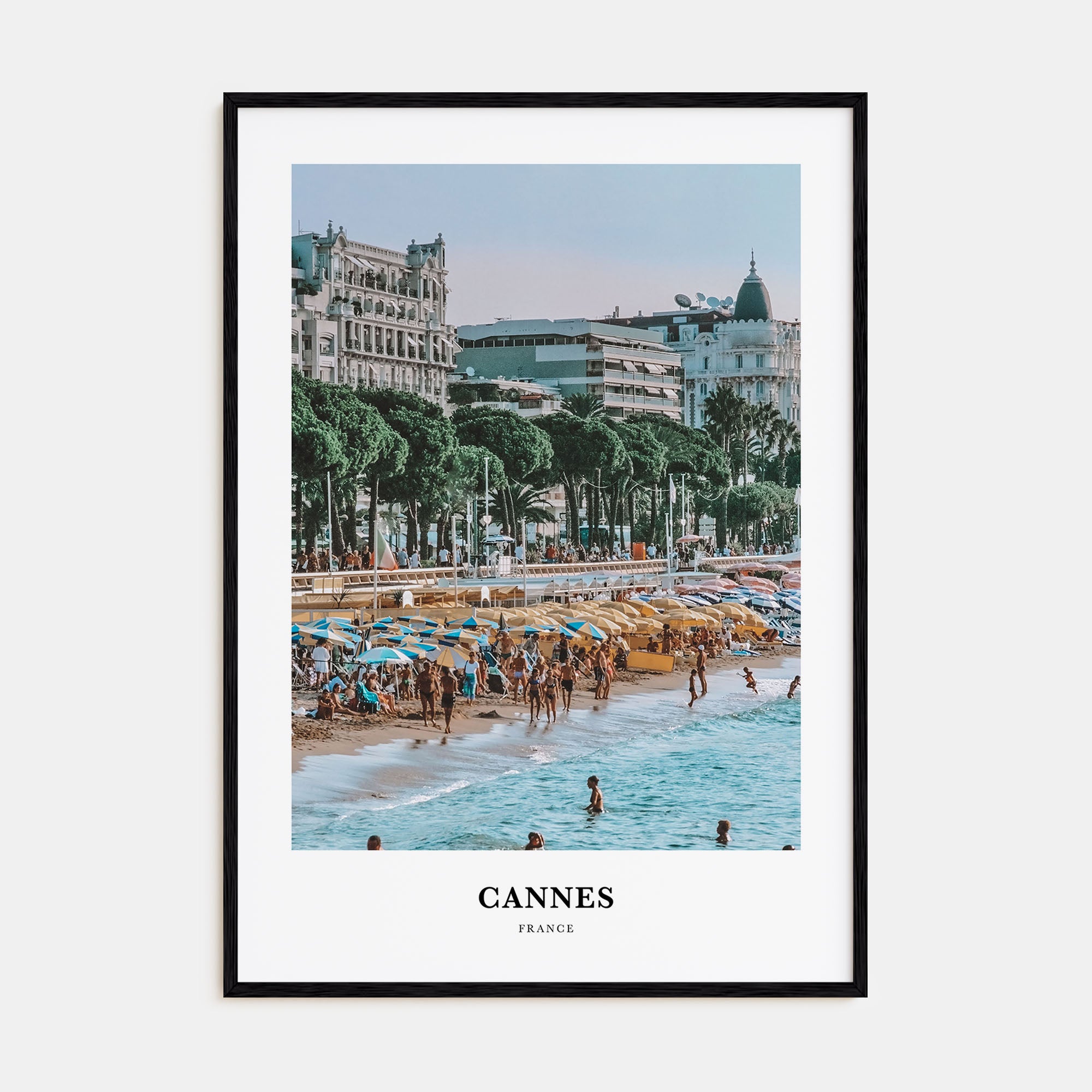 Cannes Portrait Color Poster
