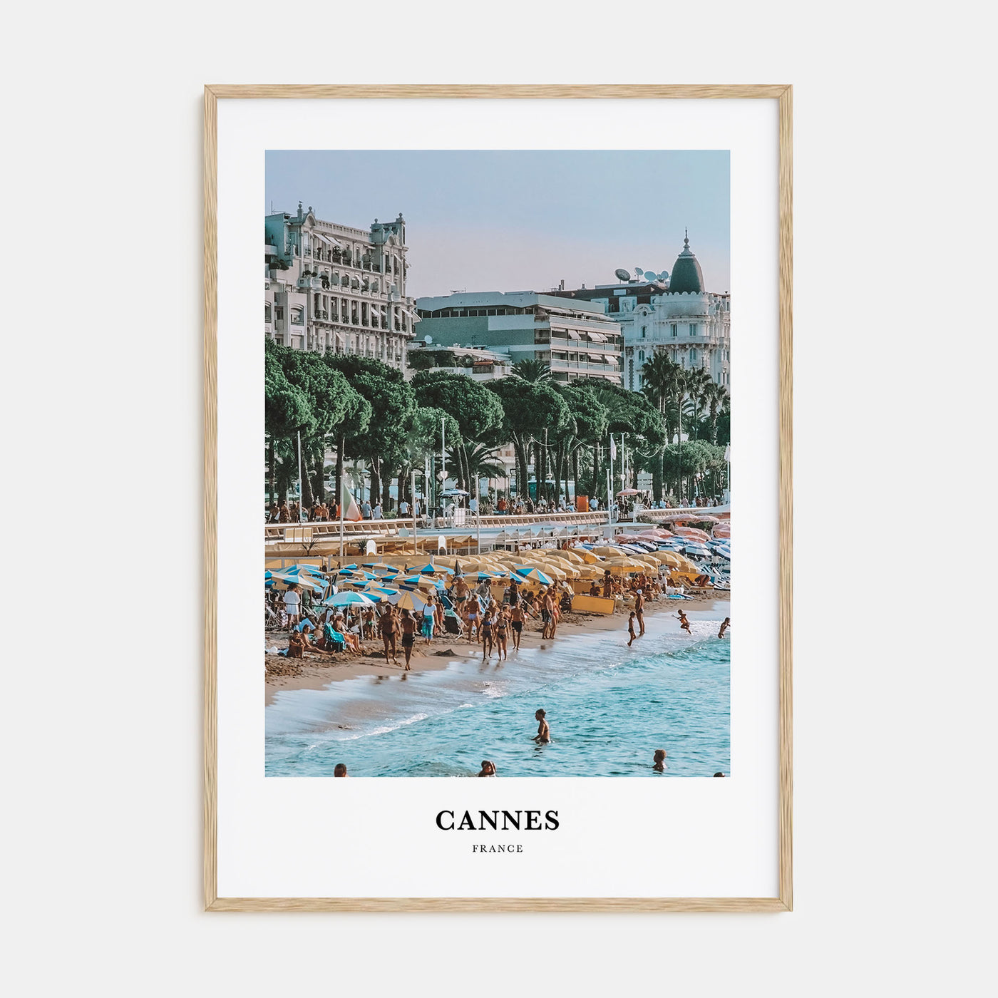 Cannes Portrait Color Poster