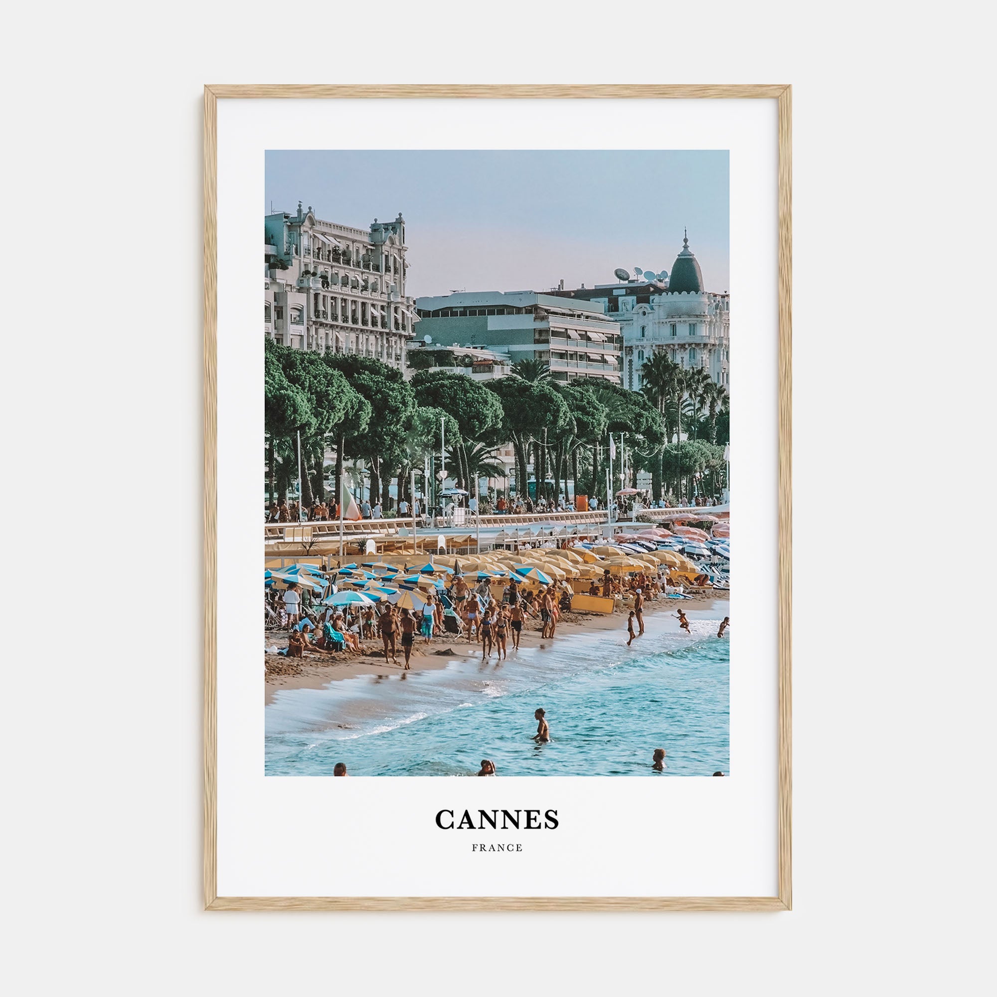 Cannes Portrait Color Poster