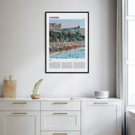 Cannes Travel Color Poster