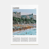 Cannes Travel Color Poster