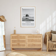 Cannon Beach Travel B&W Poster