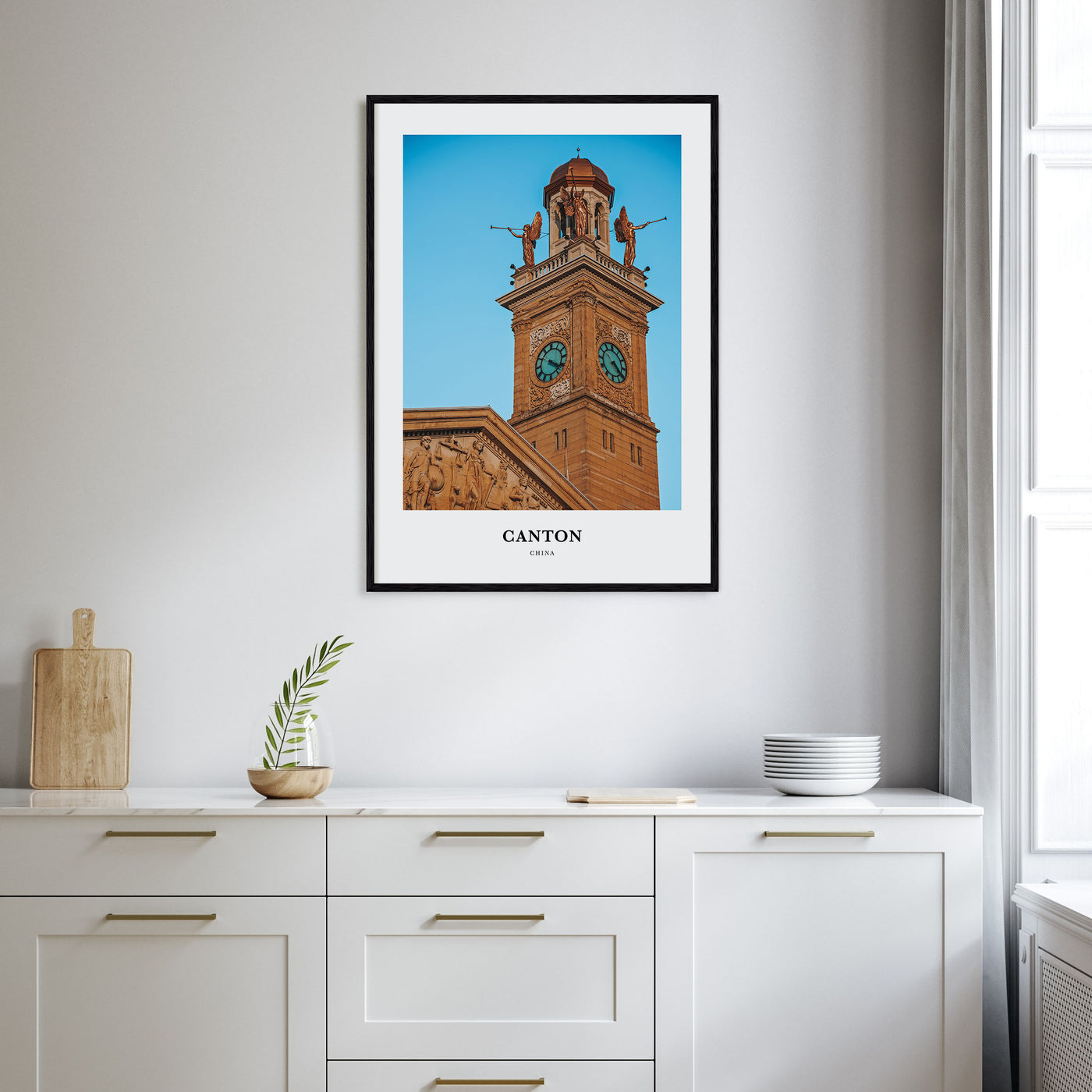 Canton Portrait Color Poster