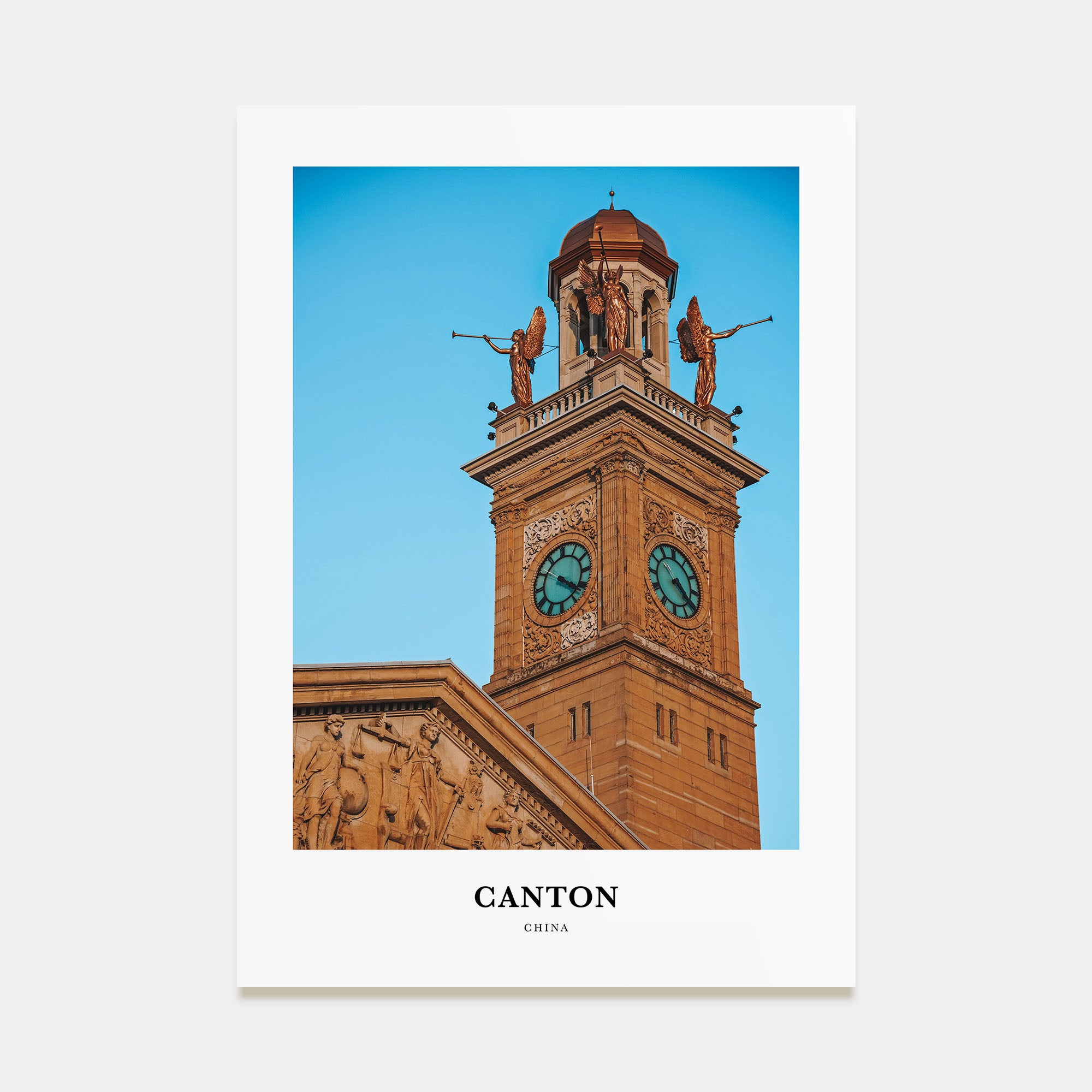 Canton Portrait Color Poster