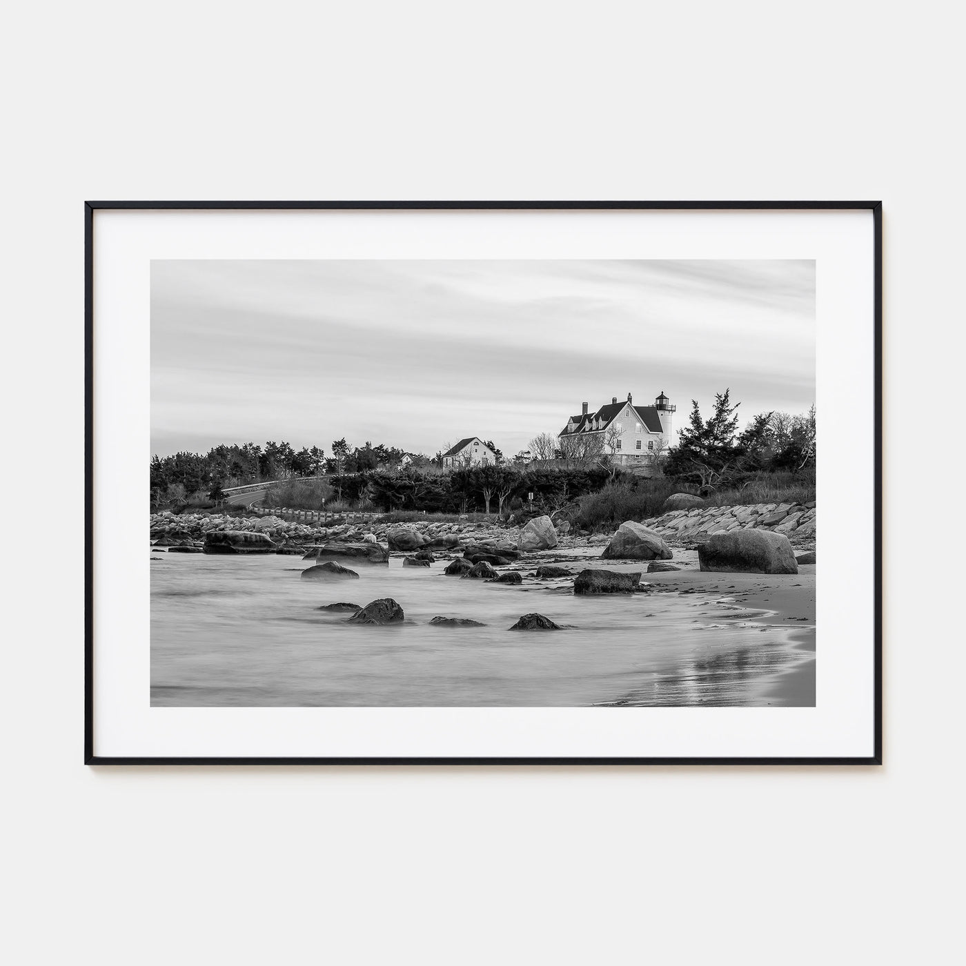 Cape Cod Landscape B&W Poster