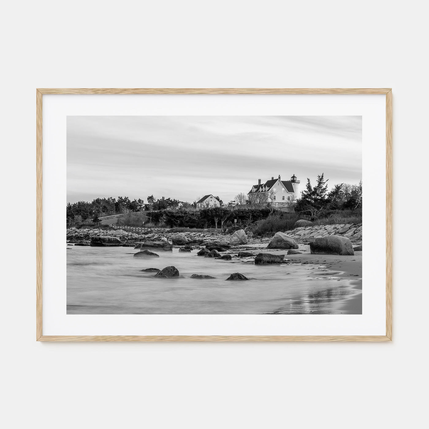 Cape Cod Landscape B&W Poster