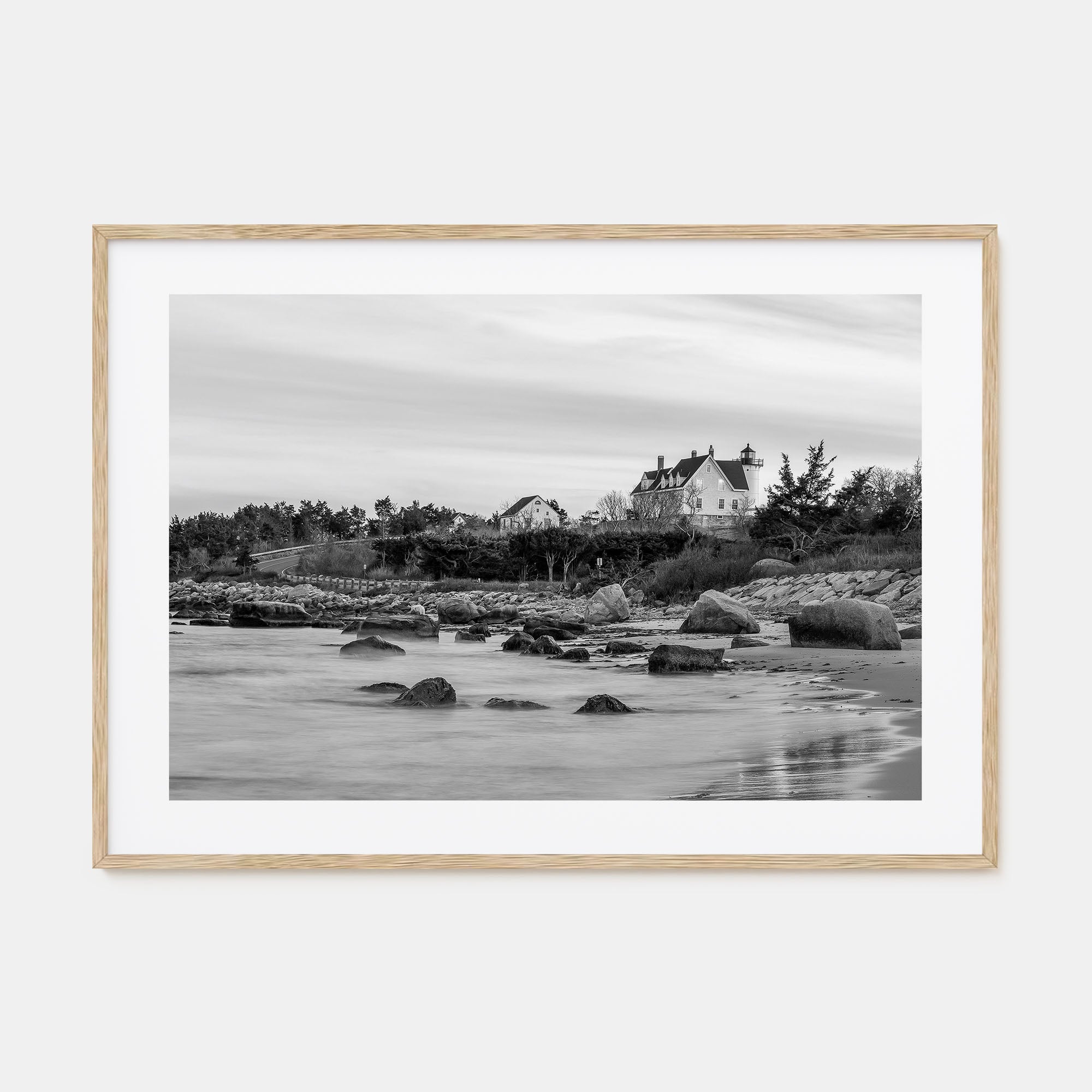 Cape Cod Landscape B&W Poster
