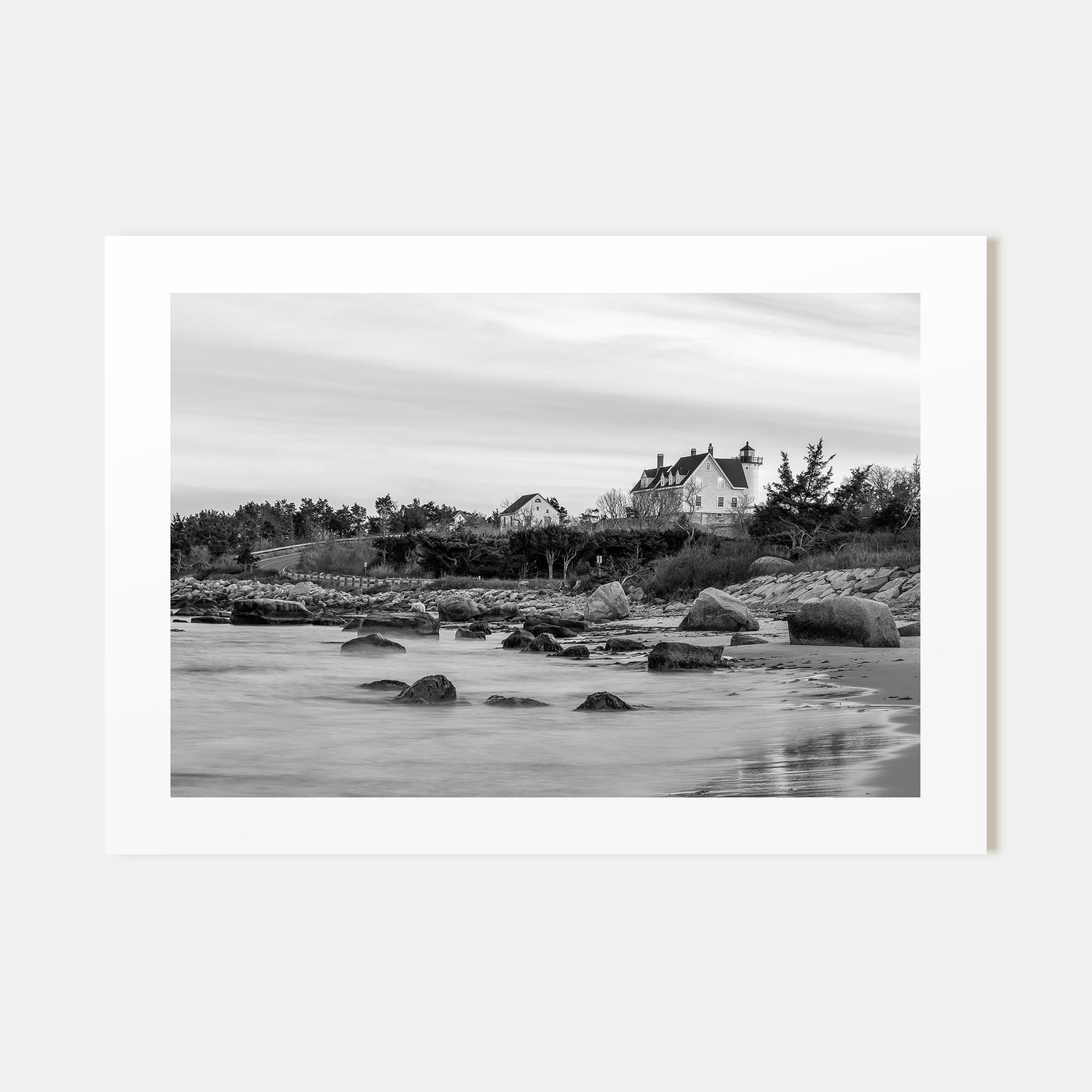 Cape Cod Landscape B&W Poster