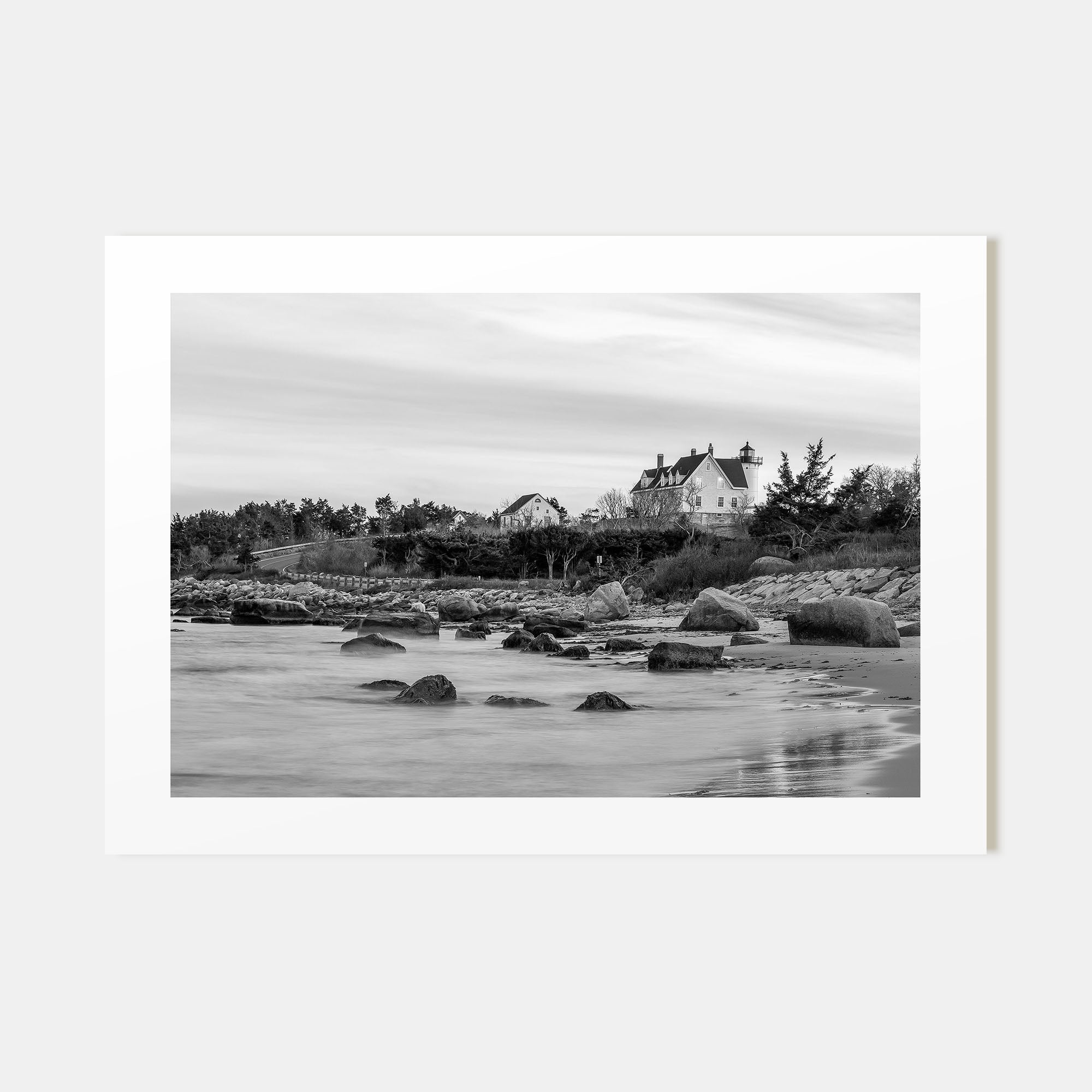 Cape Cod Landscape B&W Poster