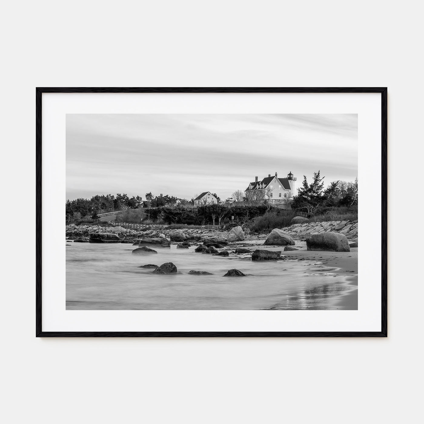 Cape Cod Landscape B&W Poster