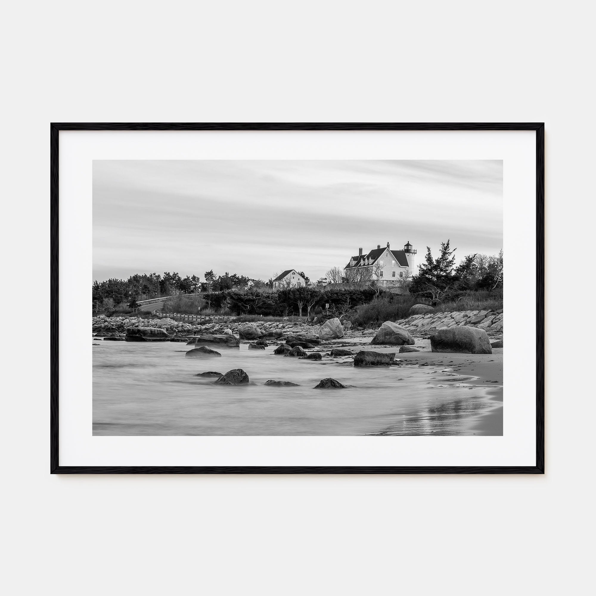 Cape Cod Landscape B&W Poster