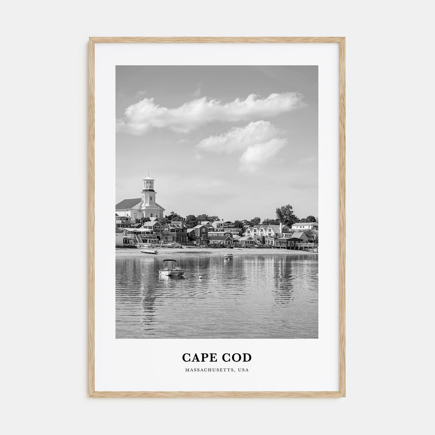 Cape Cod Portrait B&W No 2 Poster