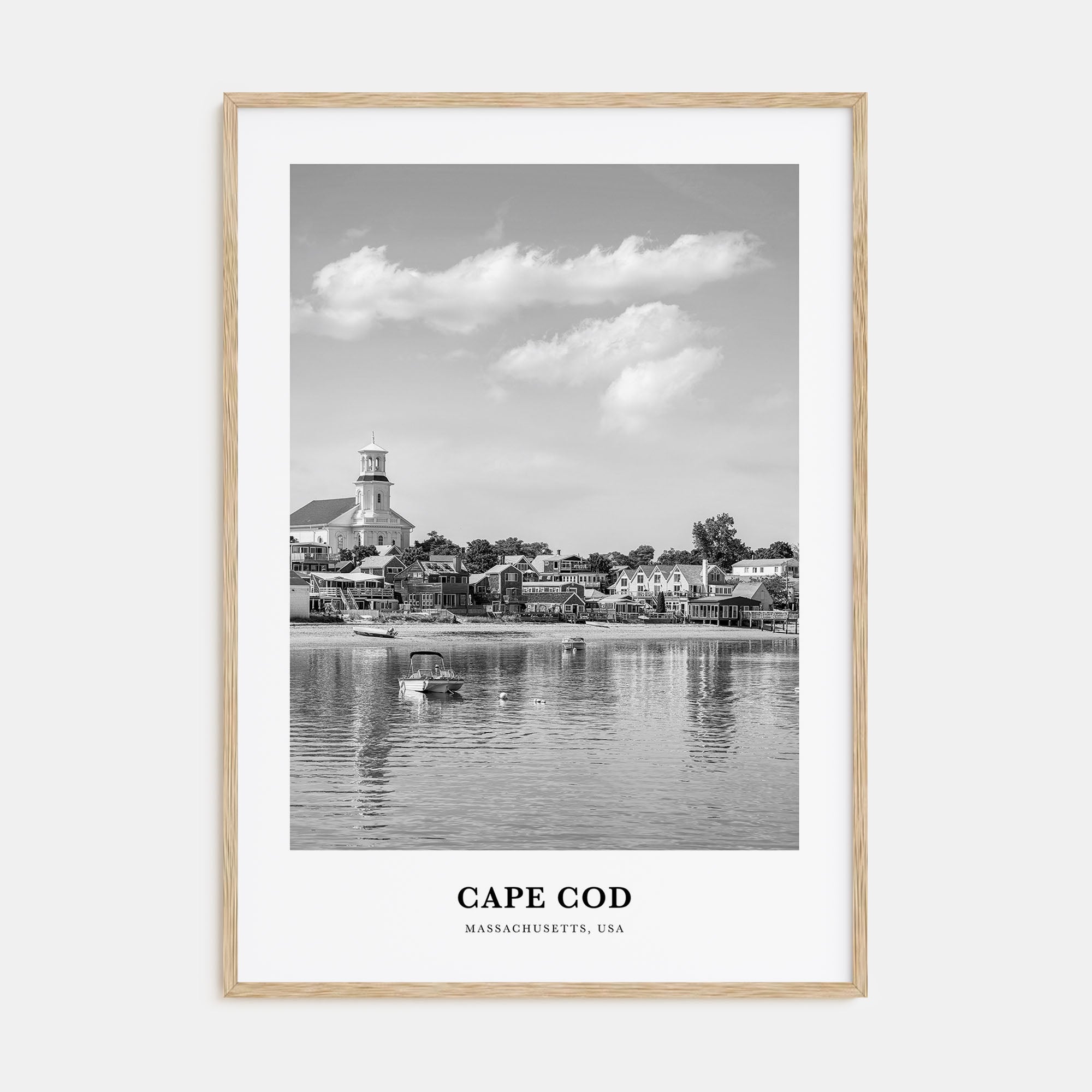 Cape Cod Portrait B&W No 2 Poster