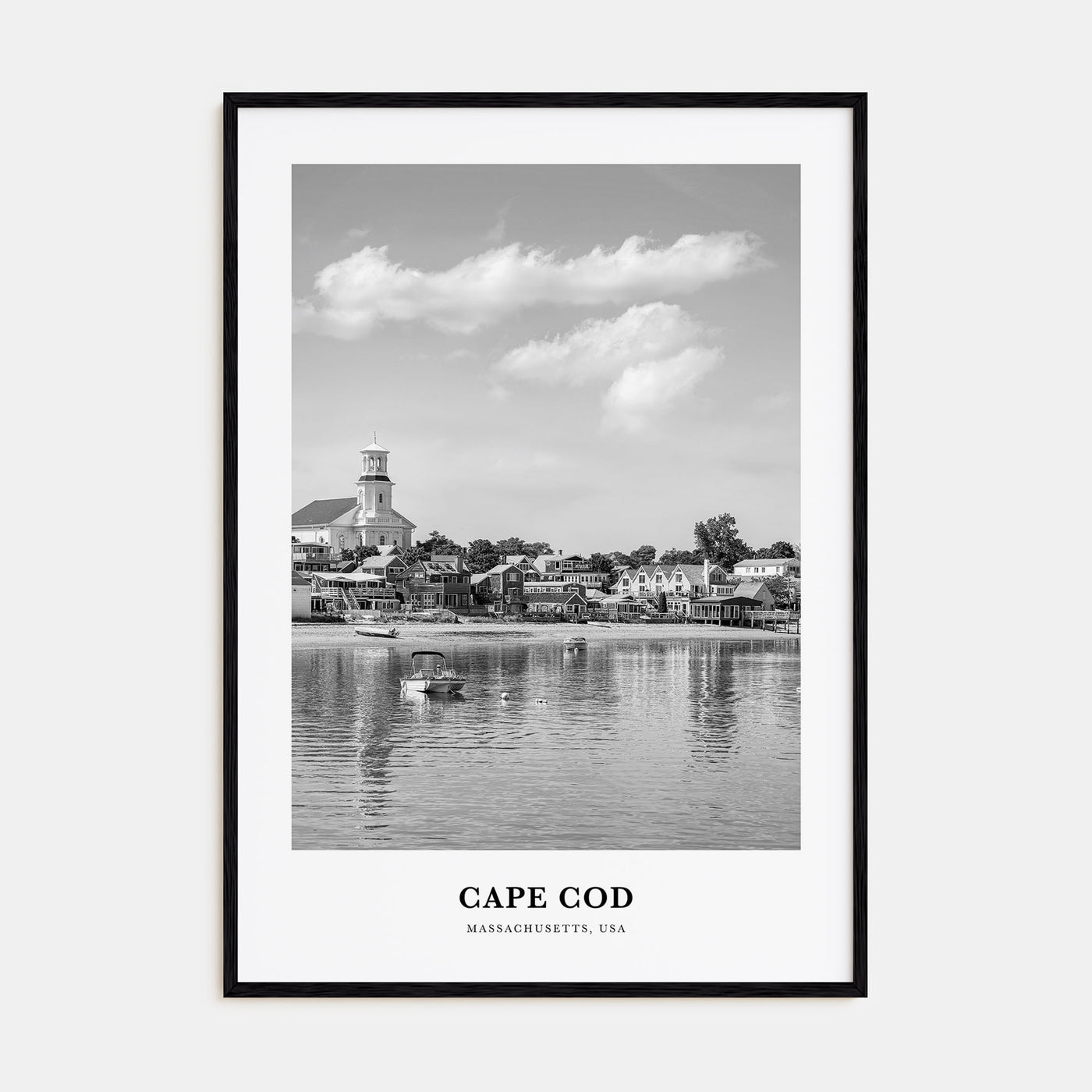 Cape Cod Portrait B&W No 2 Poster
