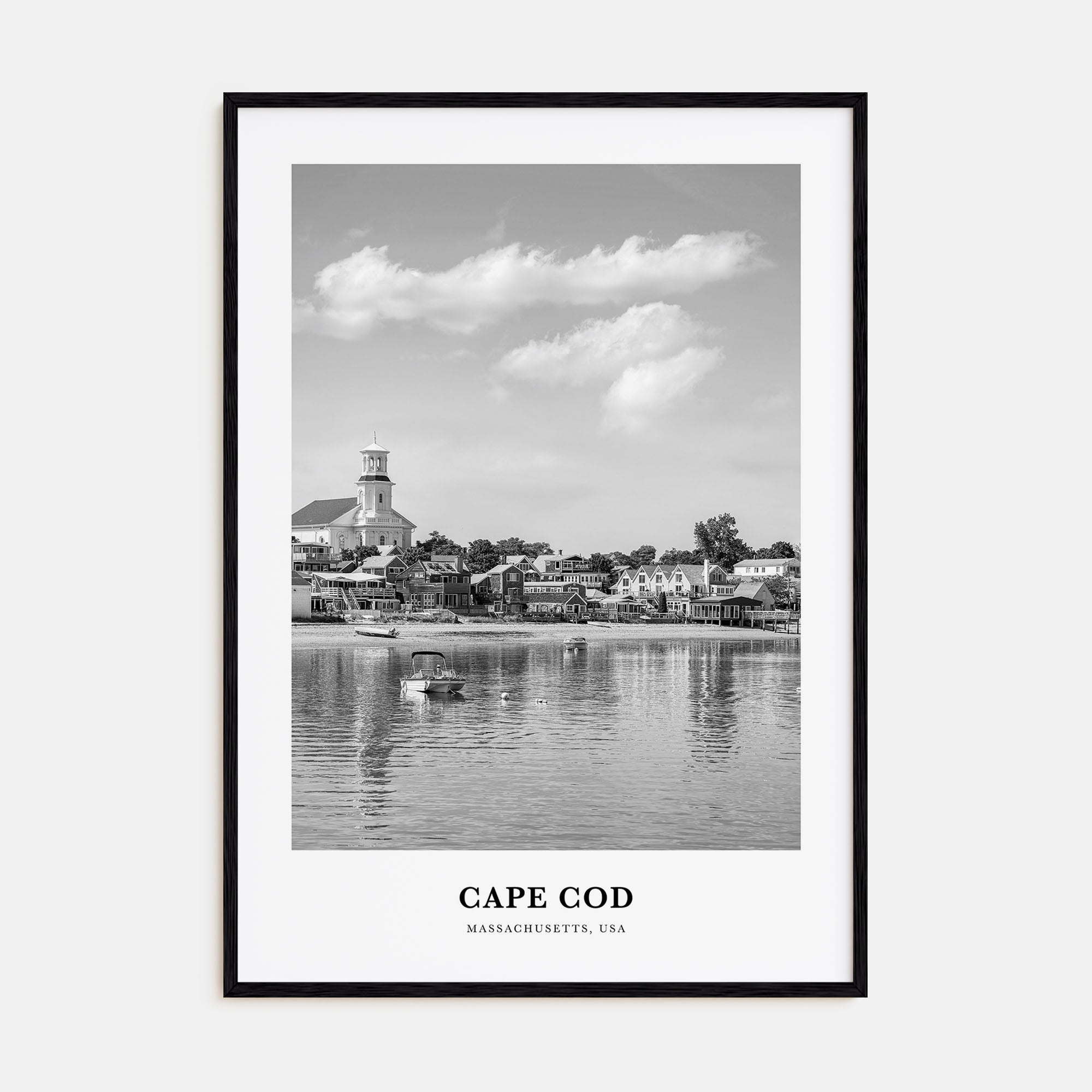 Cape Cod Portrait B&W No 2 Poster