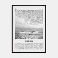 Cape May Travel B&W Poster
