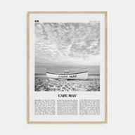 Cape May Travel B&W Poster