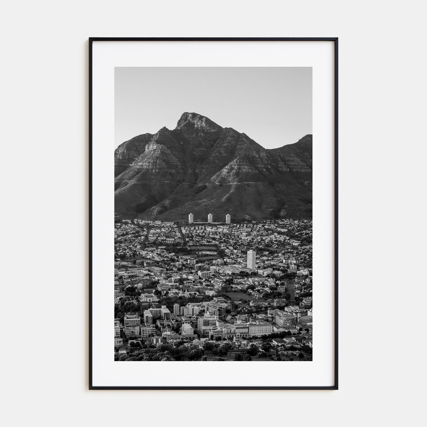 Cape Town Photo B&W No 2 Poster