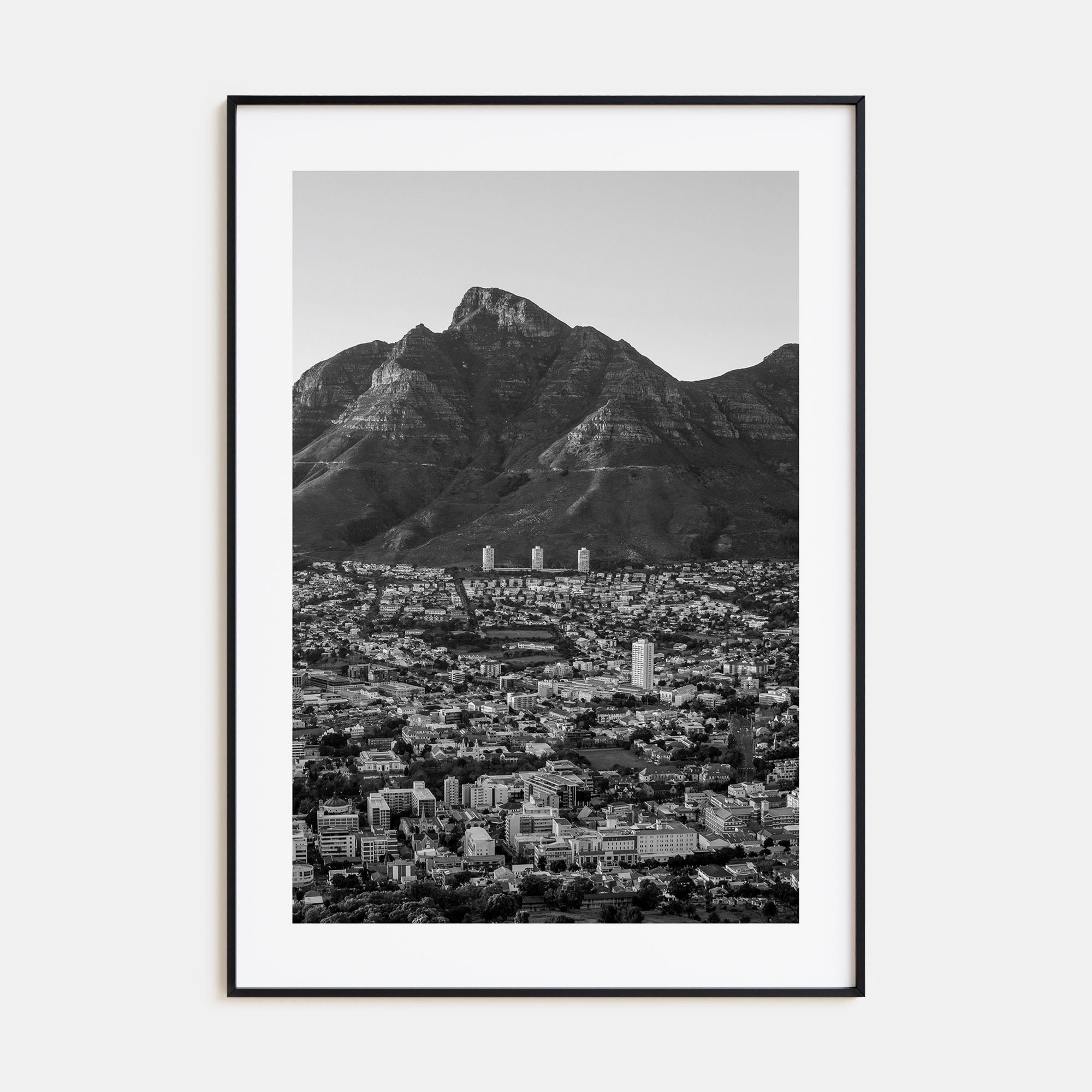 Cape Town Photo B&W No 2 Poster