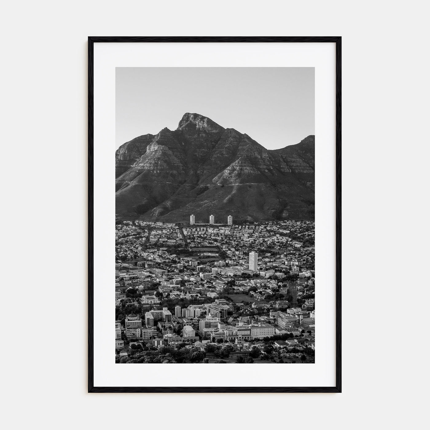 Cape Town Photo B&W No 2 Poster