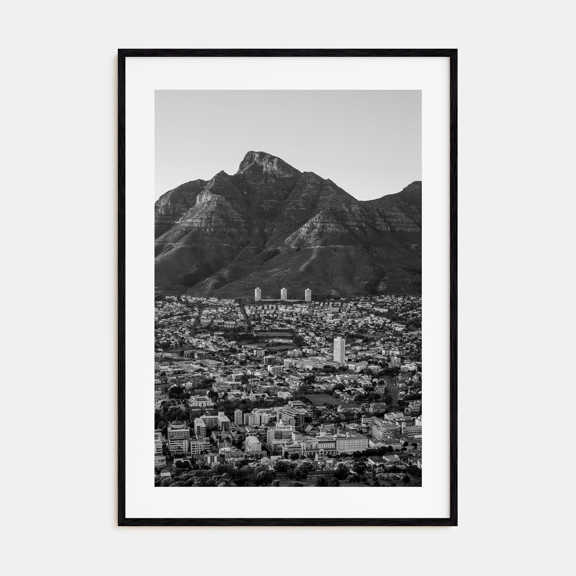 Cape Town Photo B&W No 2 Poster