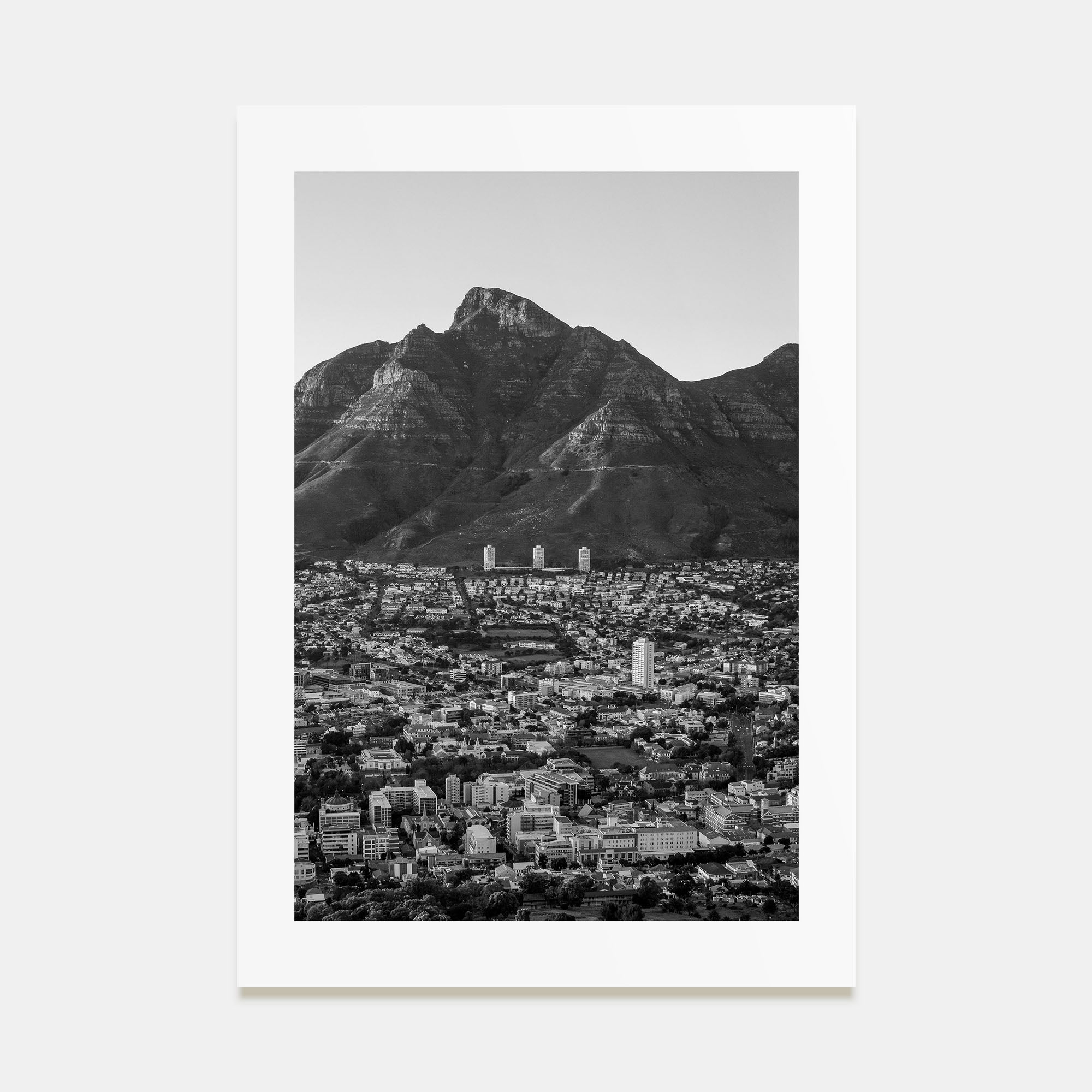 Cape Town Photo B&W No 2 Poster