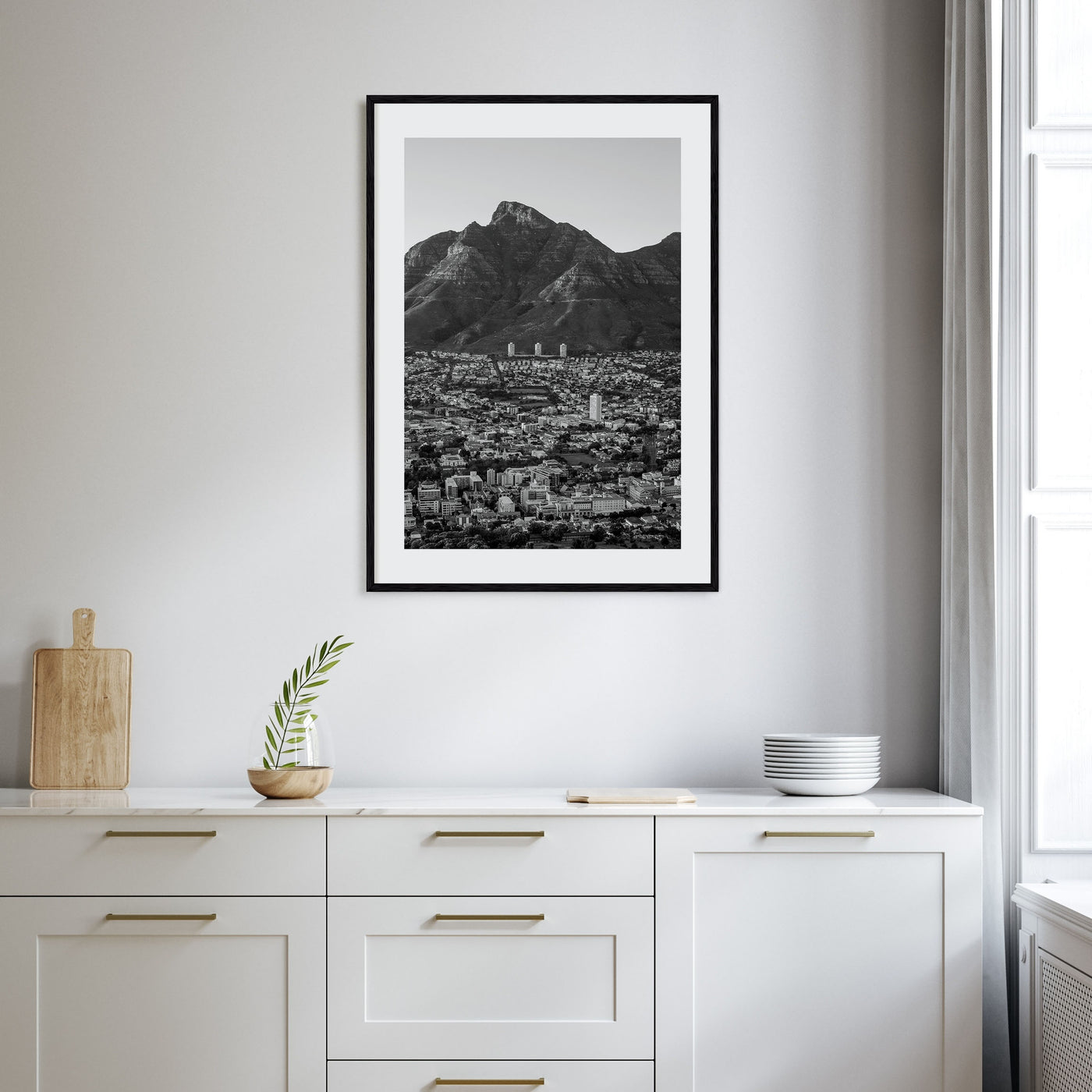 Cape Town Photo B&W No 2 Poster