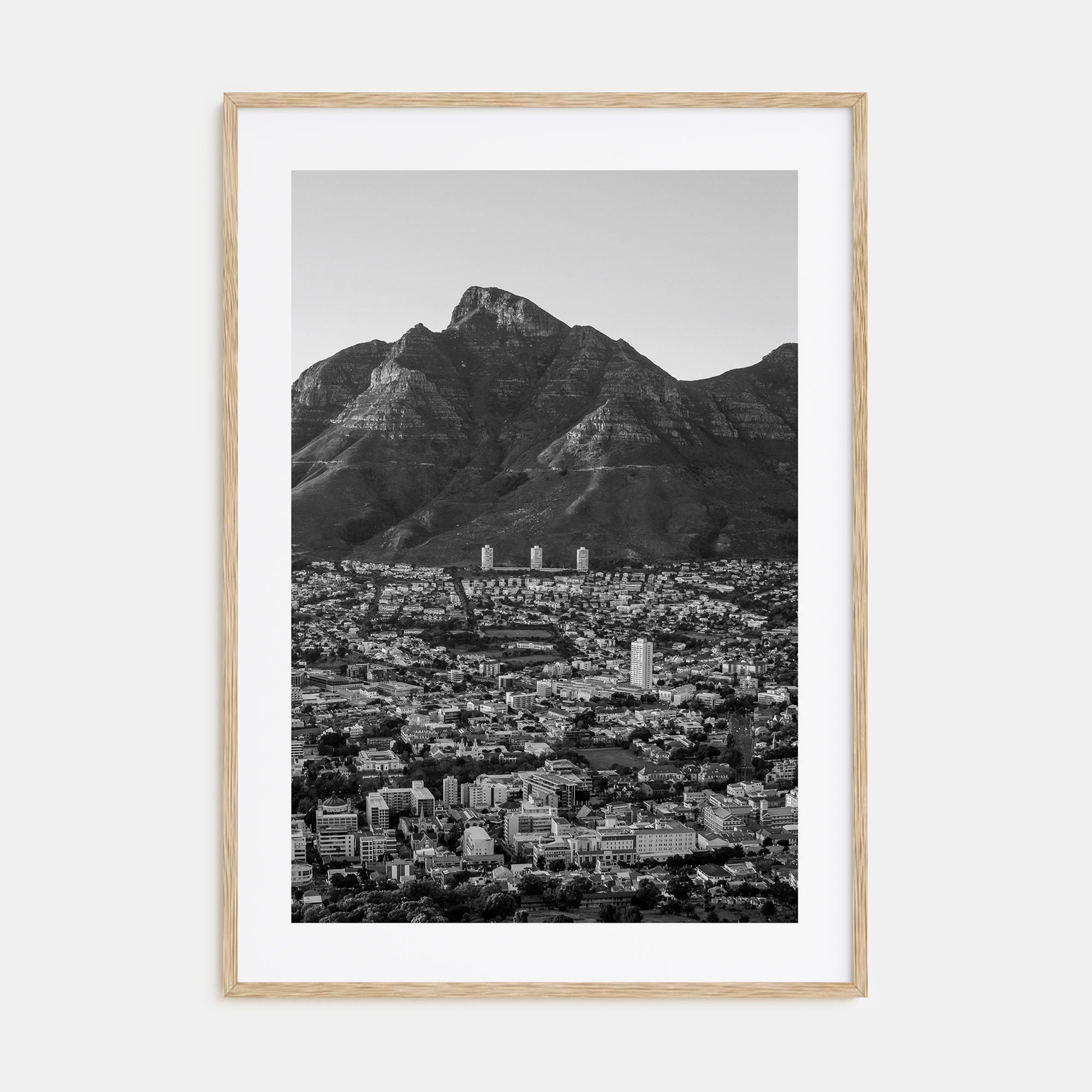 Cape Town Photo B&W No 2 Poster