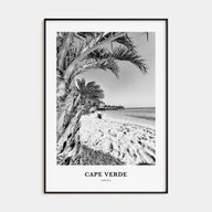 Cape Verde Portrait B&W No 1 Poster