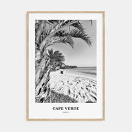 Cape Verde Portrait B&W No 1 Poster