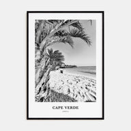 Cape Verde Portrait B&W No 1 Poster