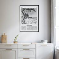 Cape Verde Travel B&W No 1 Poster