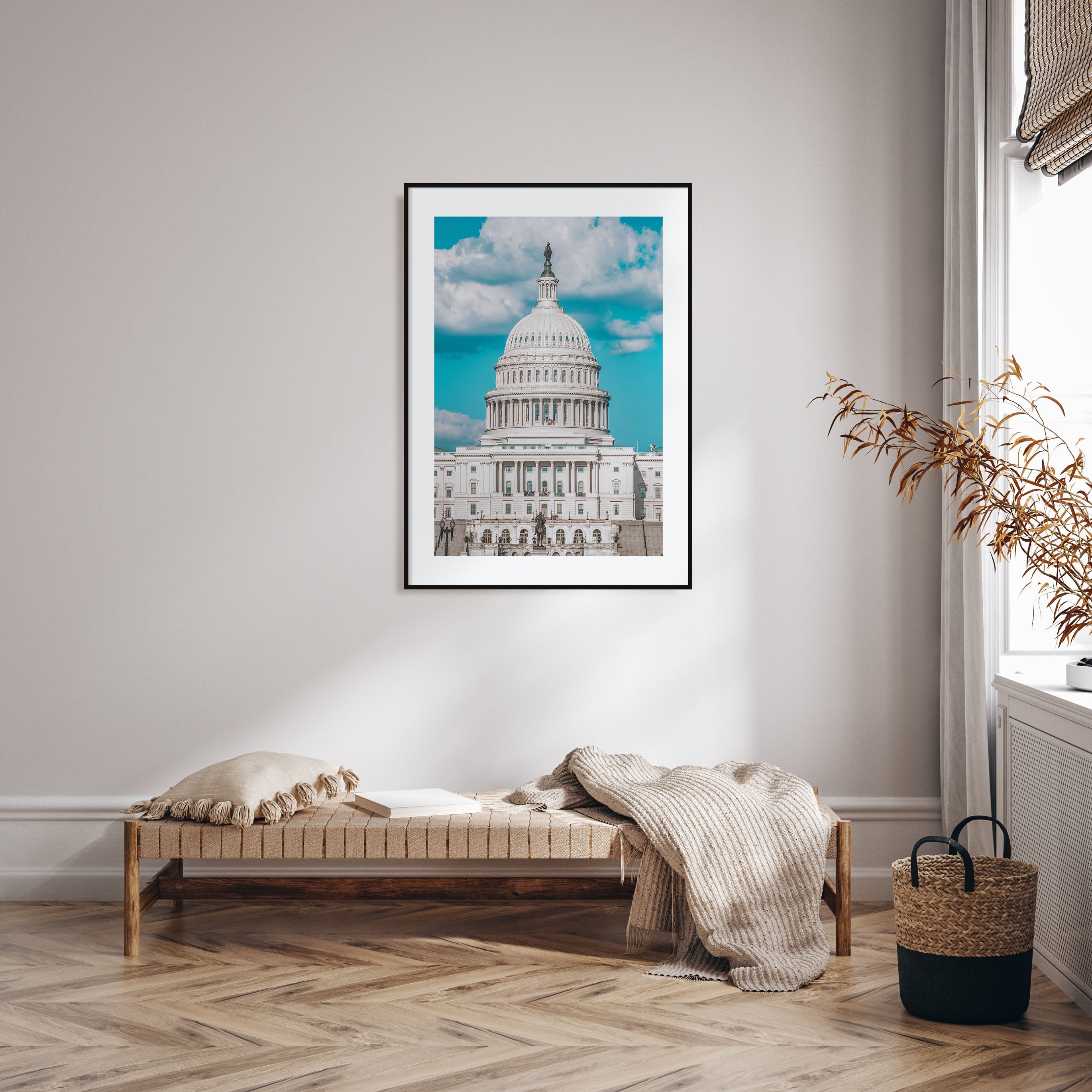 Capitol Hill Photo Color Poster