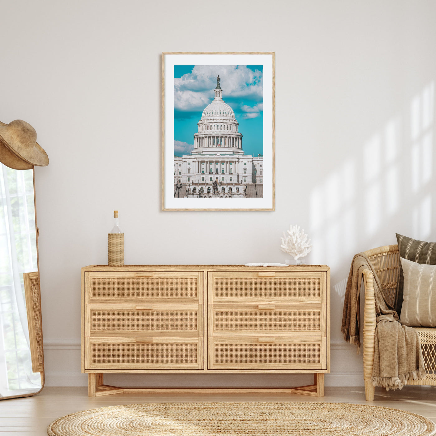 Capitol Hill Photo Color Poster