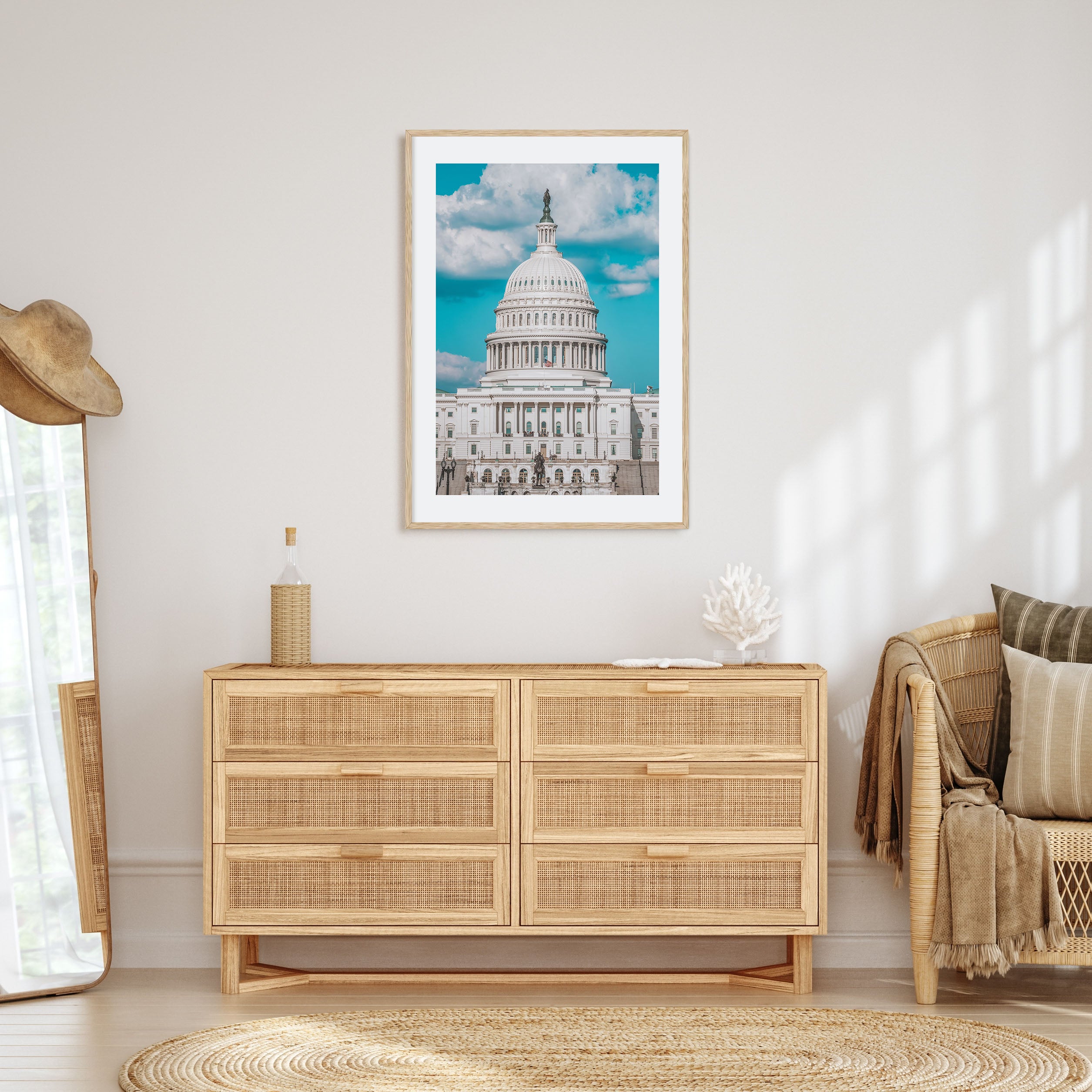 Capitol Hill Photo Color Poster