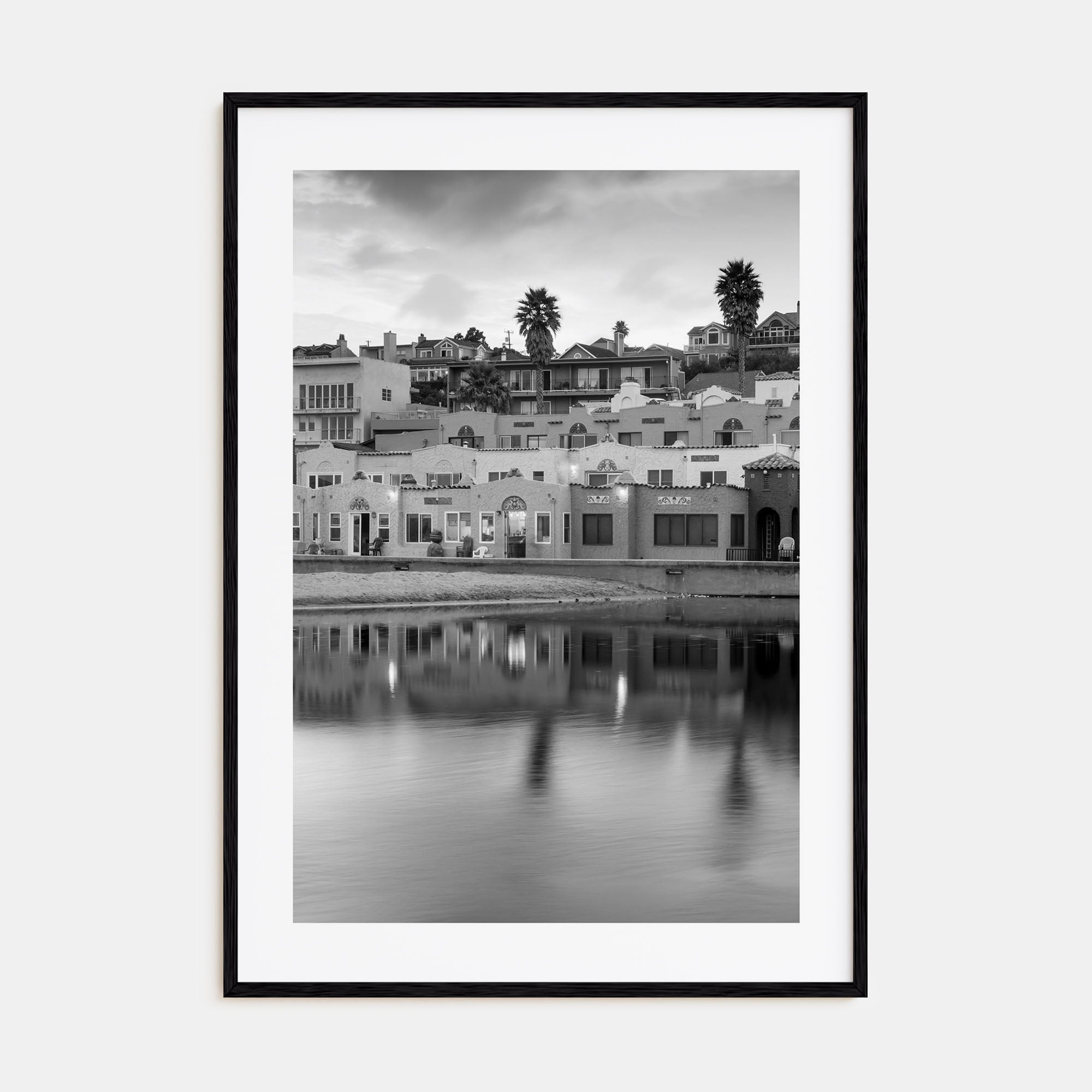 Capitola Photo B&W Poster