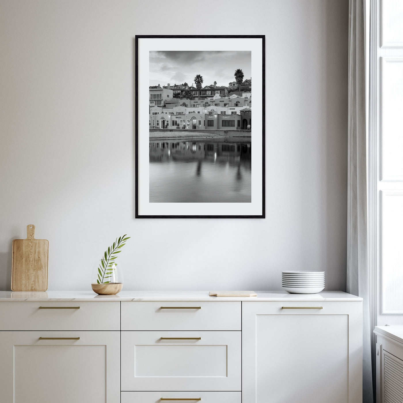 Capitola Photo B&W Poster