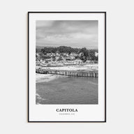 Capitola Portrait B&W Poster