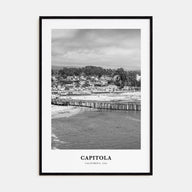Capitola Portrait B&W Poster