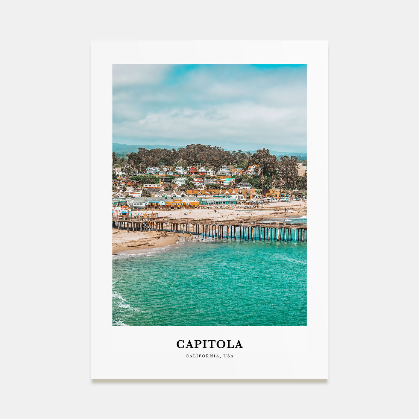 Capitola Portrait Color Poster