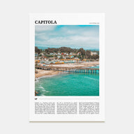 Capitola Travel Color Poster