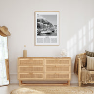 Capri Travel B&W Poster